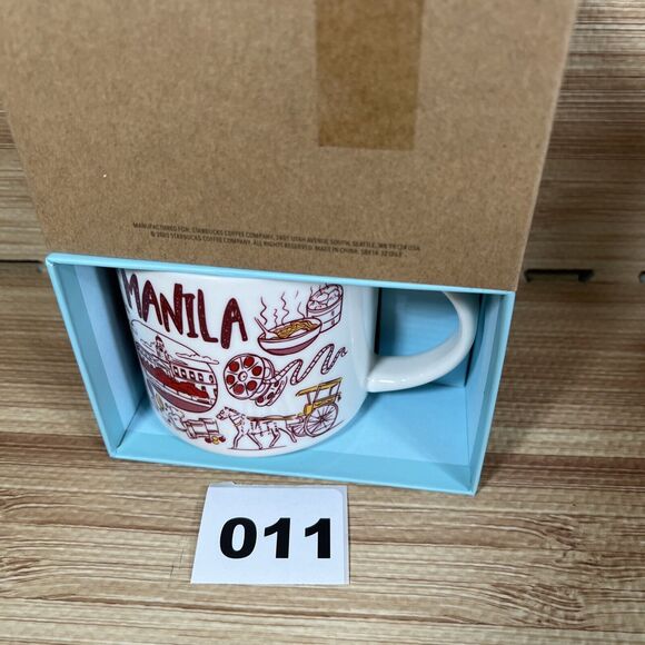 Starbucks Been There Series Coffee Mug Manila Philippines 14 Fl. Oz NIB - Picture 6 of 6